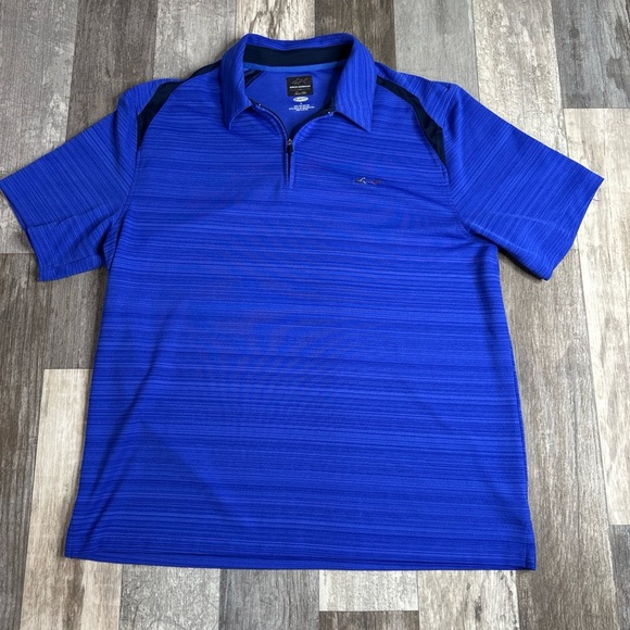 Greg Norman Collection Other - Greg Norman Polo Shirt, Large, Blue, Play Dry, 1/4 Zip